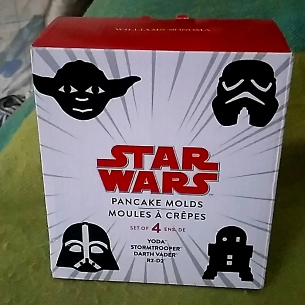 Williams Sonoma Star Wars Set Of 4 Silicone Pancake Molds